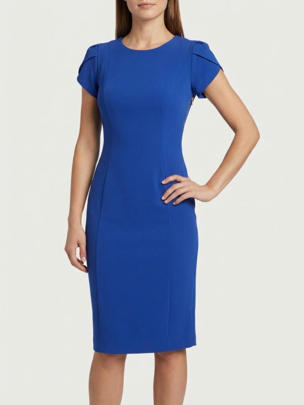 Calvin Klein - Tulip-Sleeve Sheath Dress - Sz 22W - Picture 2 of 3